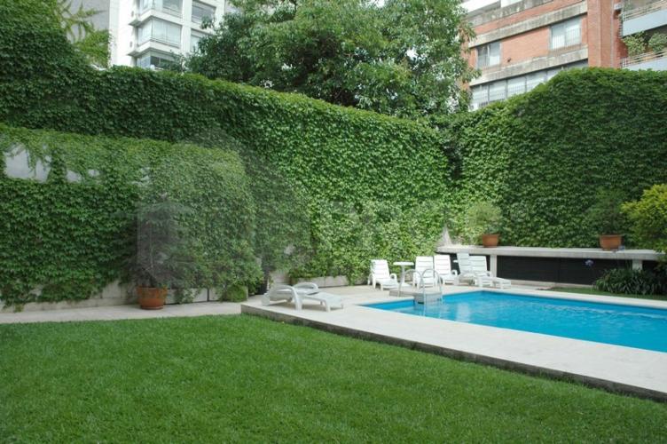 Godoy Cruz y Av Cervino. 1 ambiente de 37 m² - PALERMO - Código: PAL027, Piscina de natación con jardín