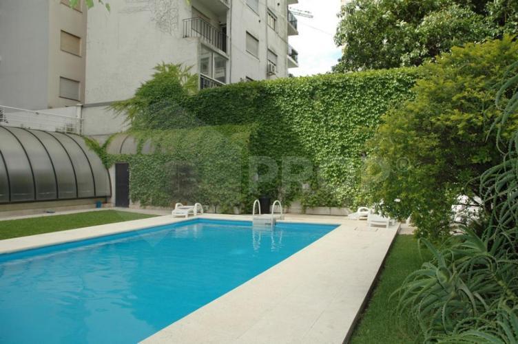 Godoy Cruz y Av Cervino. 1 ambiente de 37 m² - PALERMO - Código: PAL027, Piscina de natación con jardín